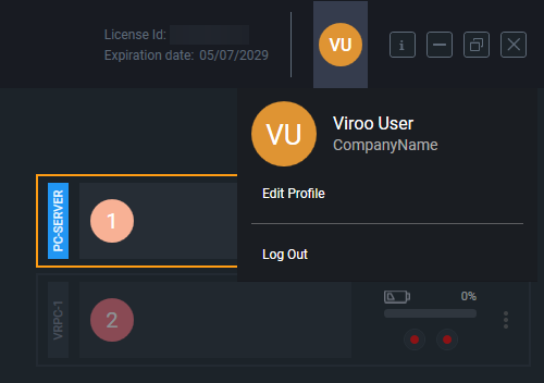 Profile administration | Viroo Documentation