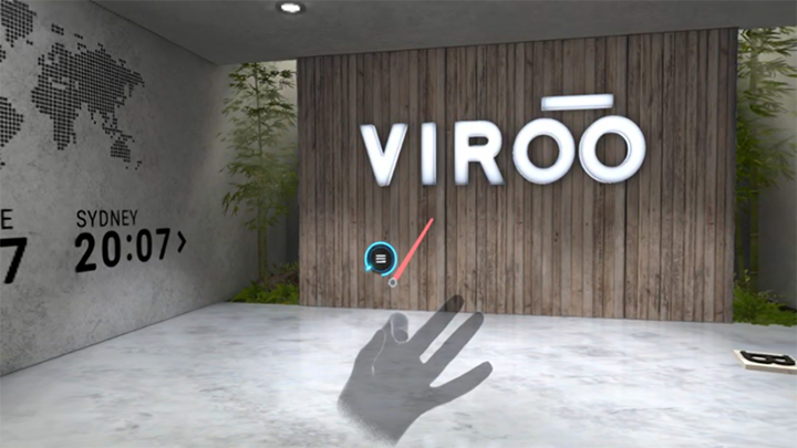 Navigation Viroo Menu Hand