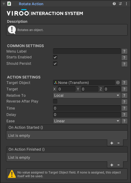 Transform Actions | Viroo Documentation