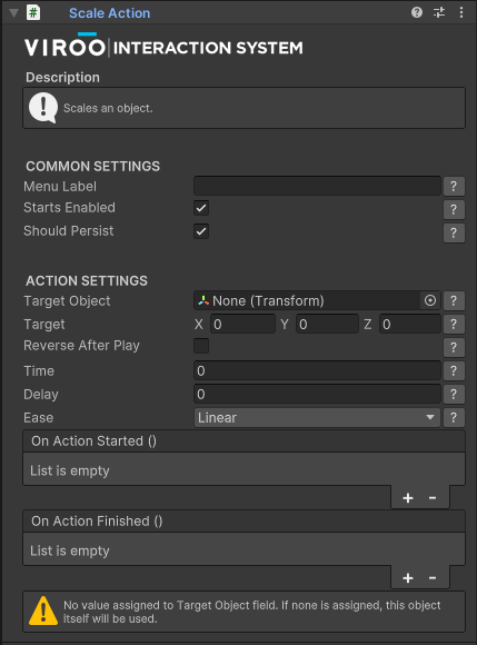 Transform Actions | Viroo Documentation