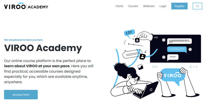 Viroo Academy Banner
