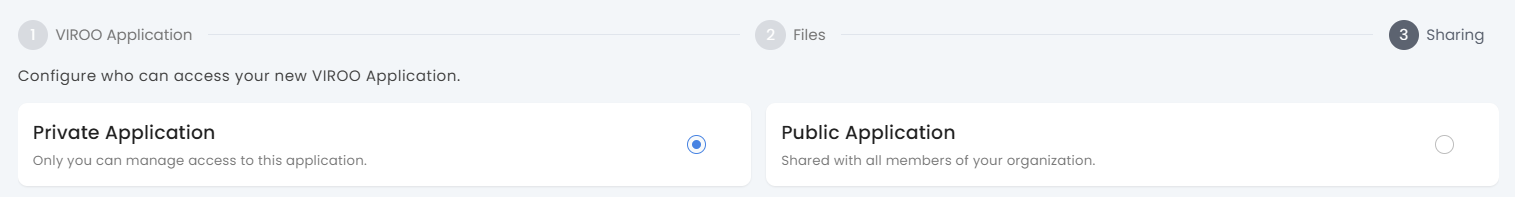 Sharing options
