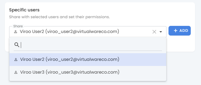 User search