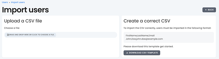User import